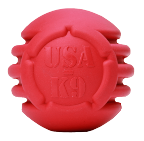 USA-K9 Stars and Stripes Ultra-Durable Rubber Chew Ball