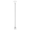 Double Shepherds Hook 8 Pack 108 Inch Heavy Duty Bird Feeder Pole