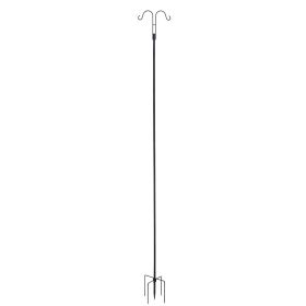 Double Shepherds Hook 8 Pack 108 Inch Heavy Duty Bird Feeder Pole