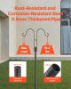Double Shepherds Hook 8 Pack 108 Inch Heavy Duty Bird Feeder Pole