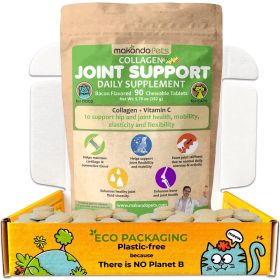 Joint Support for Dogs Collagen for Dogs and Cats Joint Supplement for Dogs with Vitamin C supports Joint Health Mobility Elasticity and Flexibil