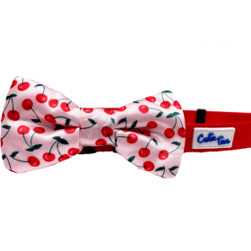 Cutie Ties Dog Bow Tie (Color: Cherries Print, size: One Size)