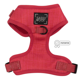 Adjustable Harness (Color: Merlot, size: Xsmall)