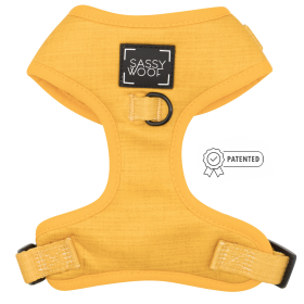 Adjustable Harness (Color: Sunflower Fields, size: XXsmall)