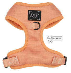 Adjustable Harness (Color: Apple Cider, size: small)