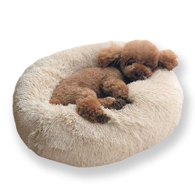 Donut Dog Bed (Color: pink, size: small)