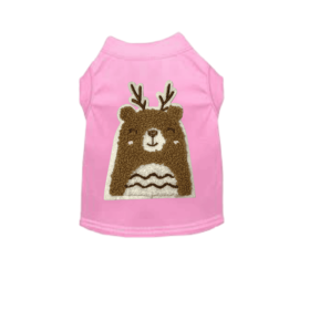 Cuddle Antler Bear (Color: pink, size: small)