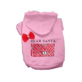 Dear Santa Hoodie (Color: pink, size: X Large)