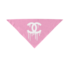 Designer Inspired Bandanas (Color: pink, size: large)