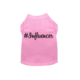 #Influencer Shirt (Color: pink, size: 2X Large)