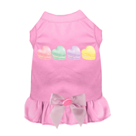 Macaroon Hearts Dog (Color: pink, size: X Small)