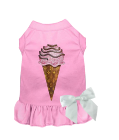 My Favorite Chewy Vuitton Ice Cream Dress (Color: pink, size: large)