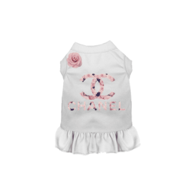 Pretty in Floral CC Dress (Color: White, size: large)