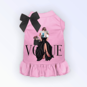 Reading my Vogue (Color: pink, size: large)