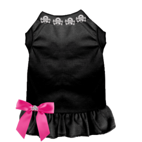 Skull Studded Dress (Color: Black, size: small)