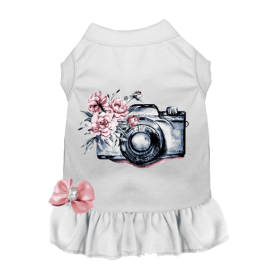 Call me pretty and take pictures of me (Color: White, size: X Small)