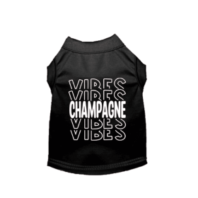 Champagne Vibes Dog Shirt (size: medium)