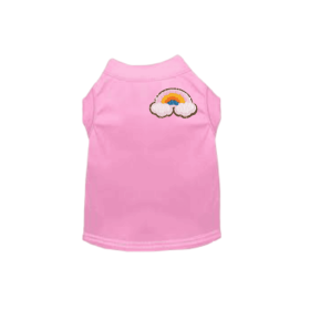 Chenille Rainbow (Color: Light Pink, size: 2X Large)