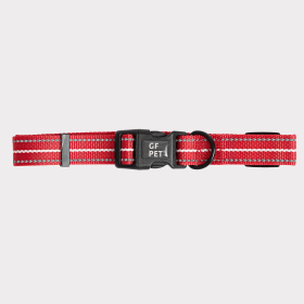 GF Pet  Reflective Collar (Color: Red, size: large)