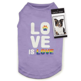ZZ Love is Love Tank (Color: Purple, size: medium)